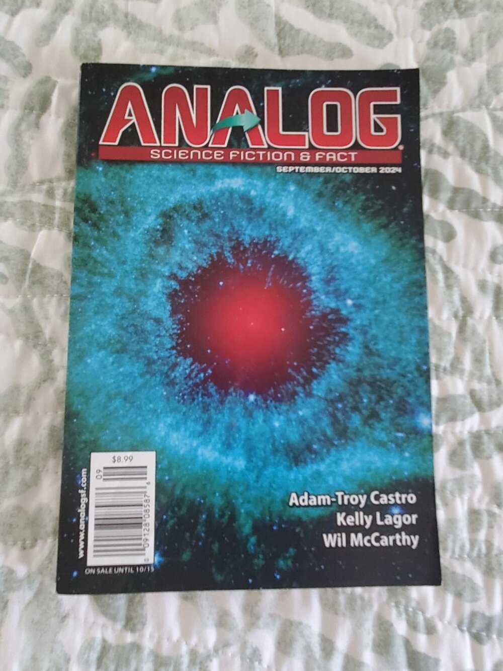 Analog Science Fiction & Fact Paperback Book September / October 2024 VG Cond